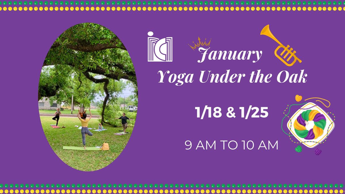 January Yoga Under the Oak