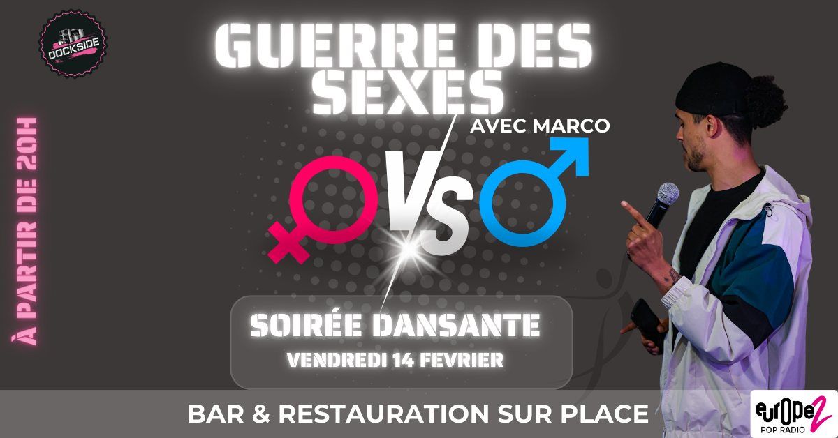 \ud83d\udca5 Guerre des sexes + soir\u00e9e dansante \ud83d\udc83\ud83d\udd7a