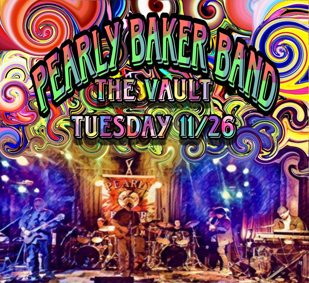 Pearly Baker Band @ The Vault - FULL ELECTRIC 