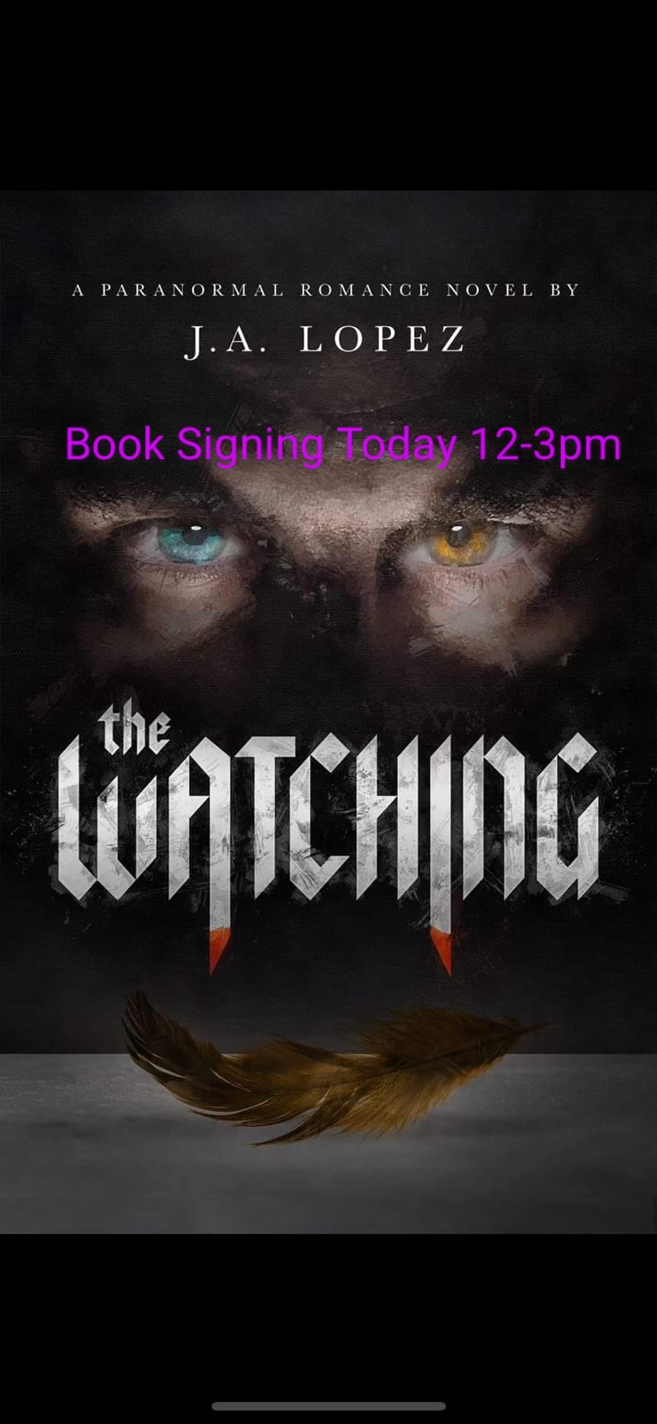 Book Signing Event Paranormal Romance