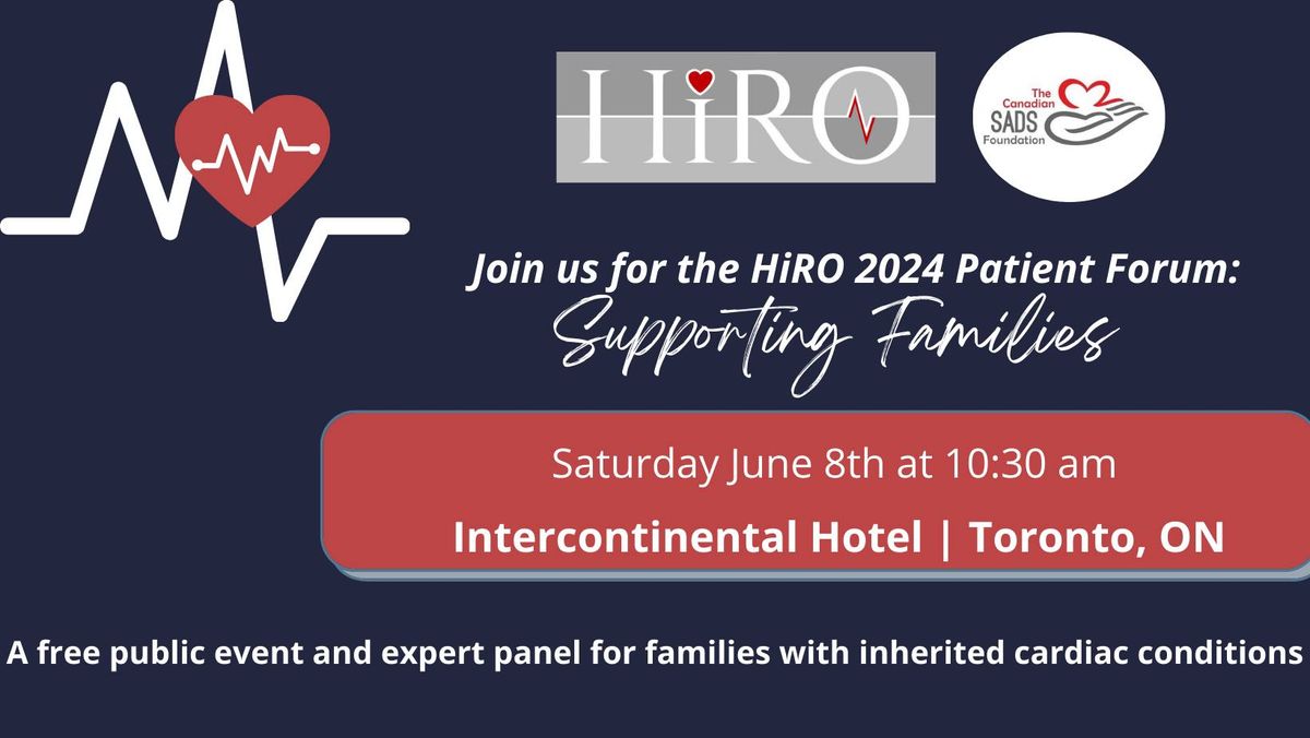 HiRO 2024 Patient & Family Forum