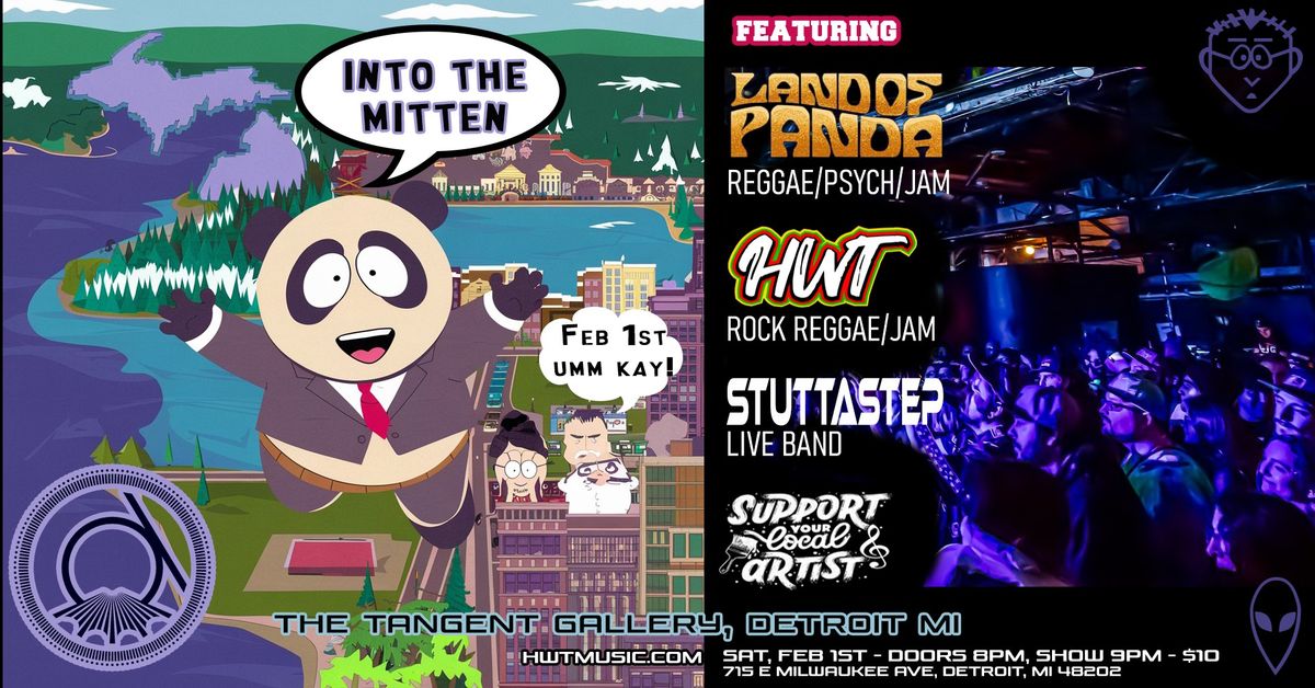 HWT, Land of Panda, & Stuttastep Live Band at Tangent Gallery