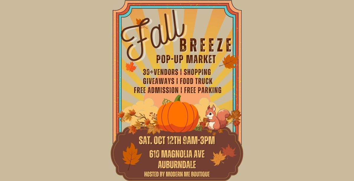 Fall Breeze Pop-Up Market