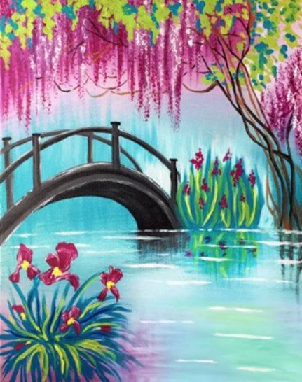 Paint Nite: Spring Bridge