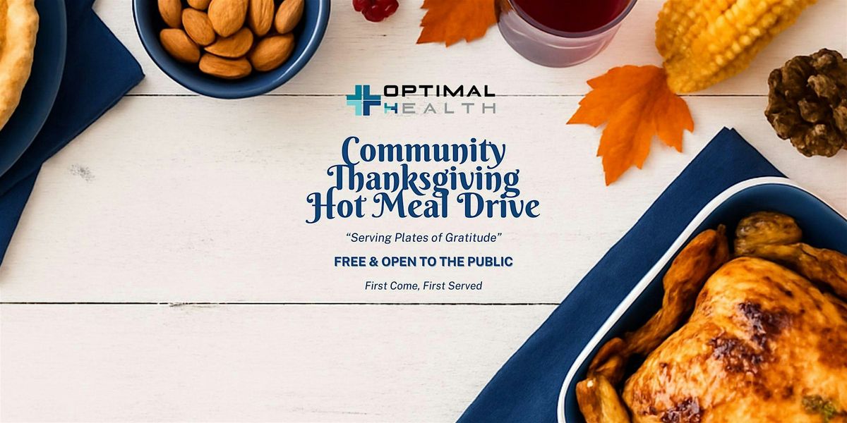 Community Thanksgiving Hot Meal Drive