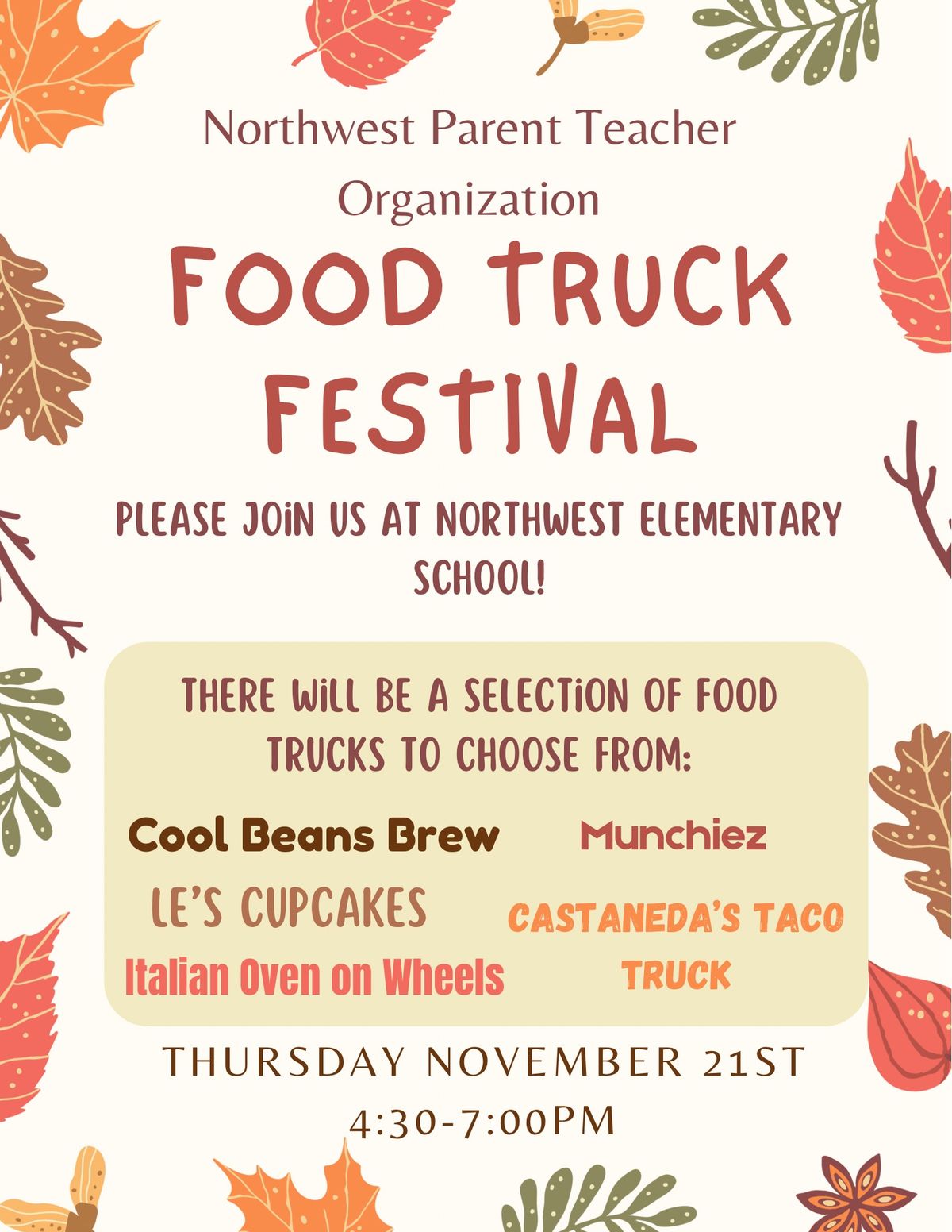 Fall Food Truck Festival! 