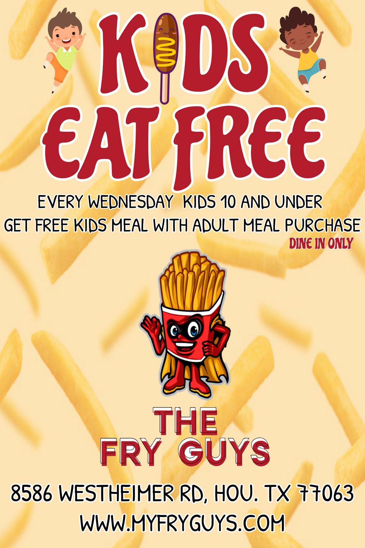 Kids Eat Free Wednedays 