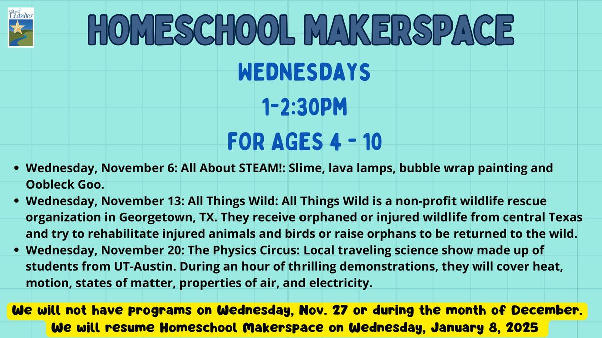 All About STEAM!: Homeschool Makerspace