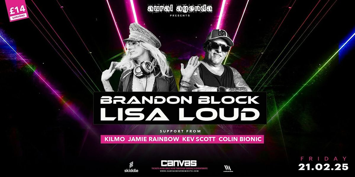 Aural Agenda presents Brandon Block & Lisa Loud