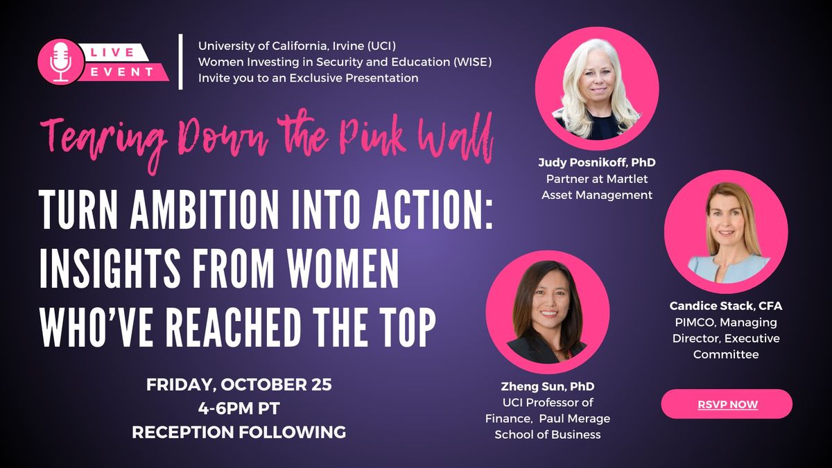 In-Person Event | Turn Ambition into Action: Insights from Women Who\u2019ve Reached the Top