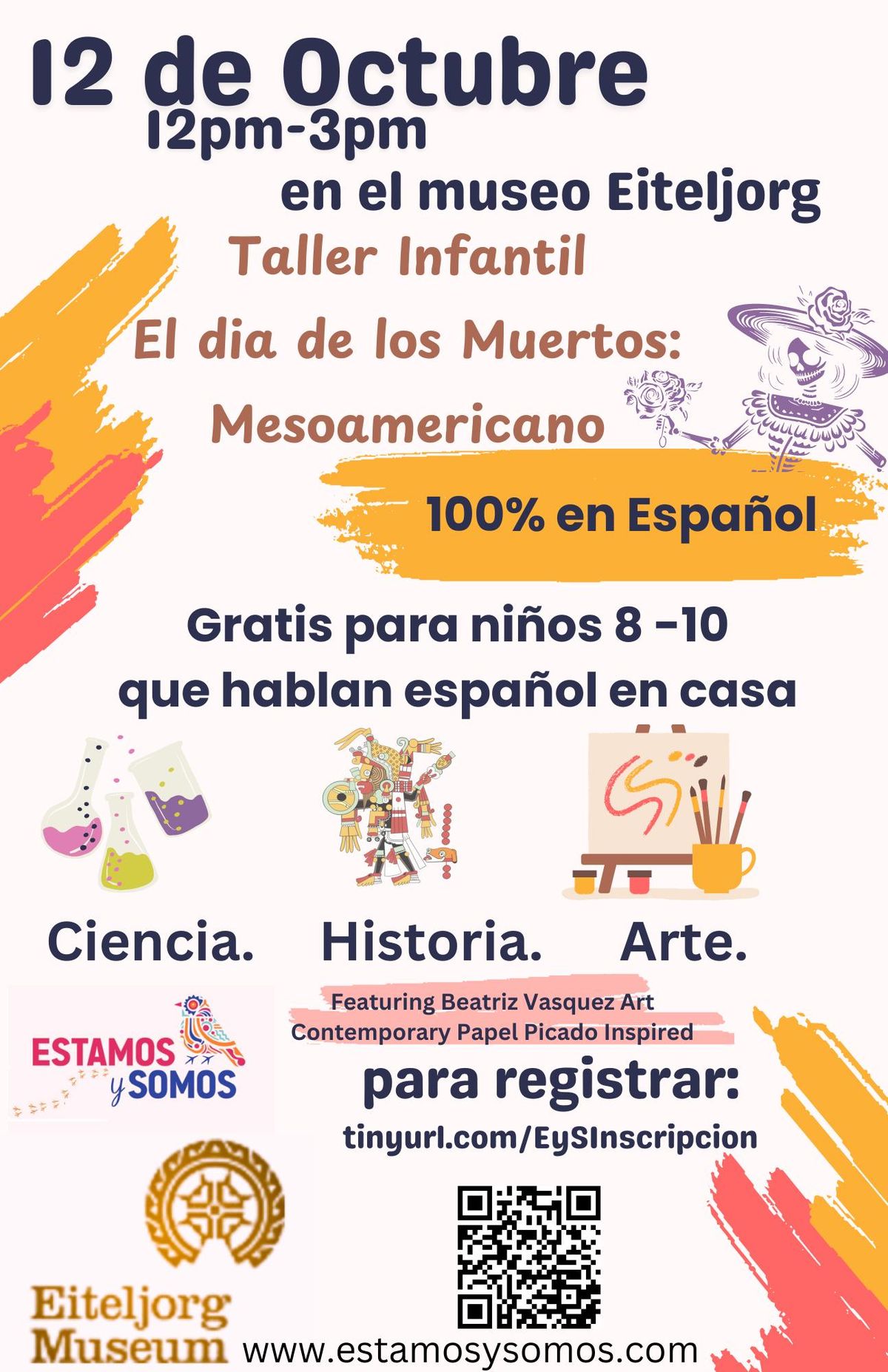 Taller Infantil GRATIS: Dia de los Muertos - Mesoamericano