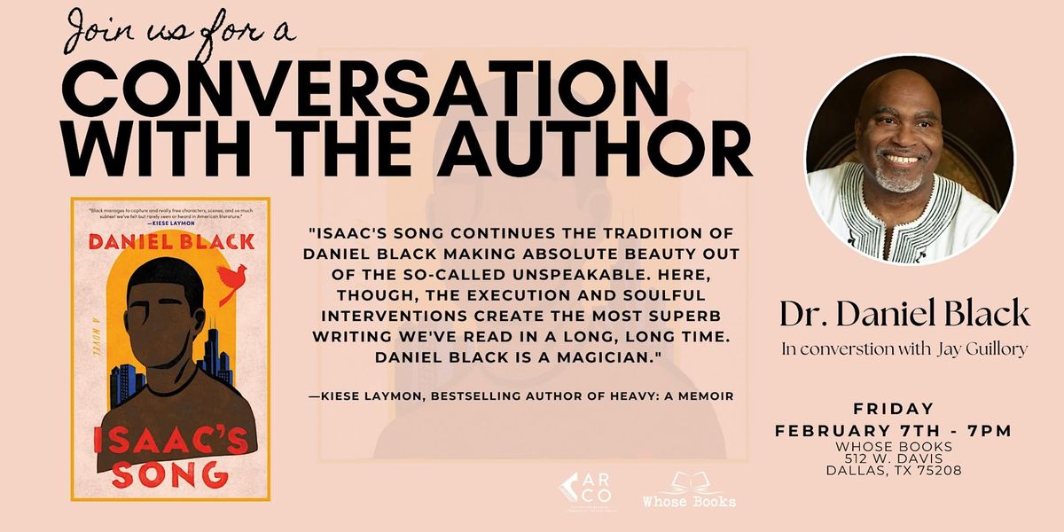 A Conversation  With The Author: Dr. Daniel  Black