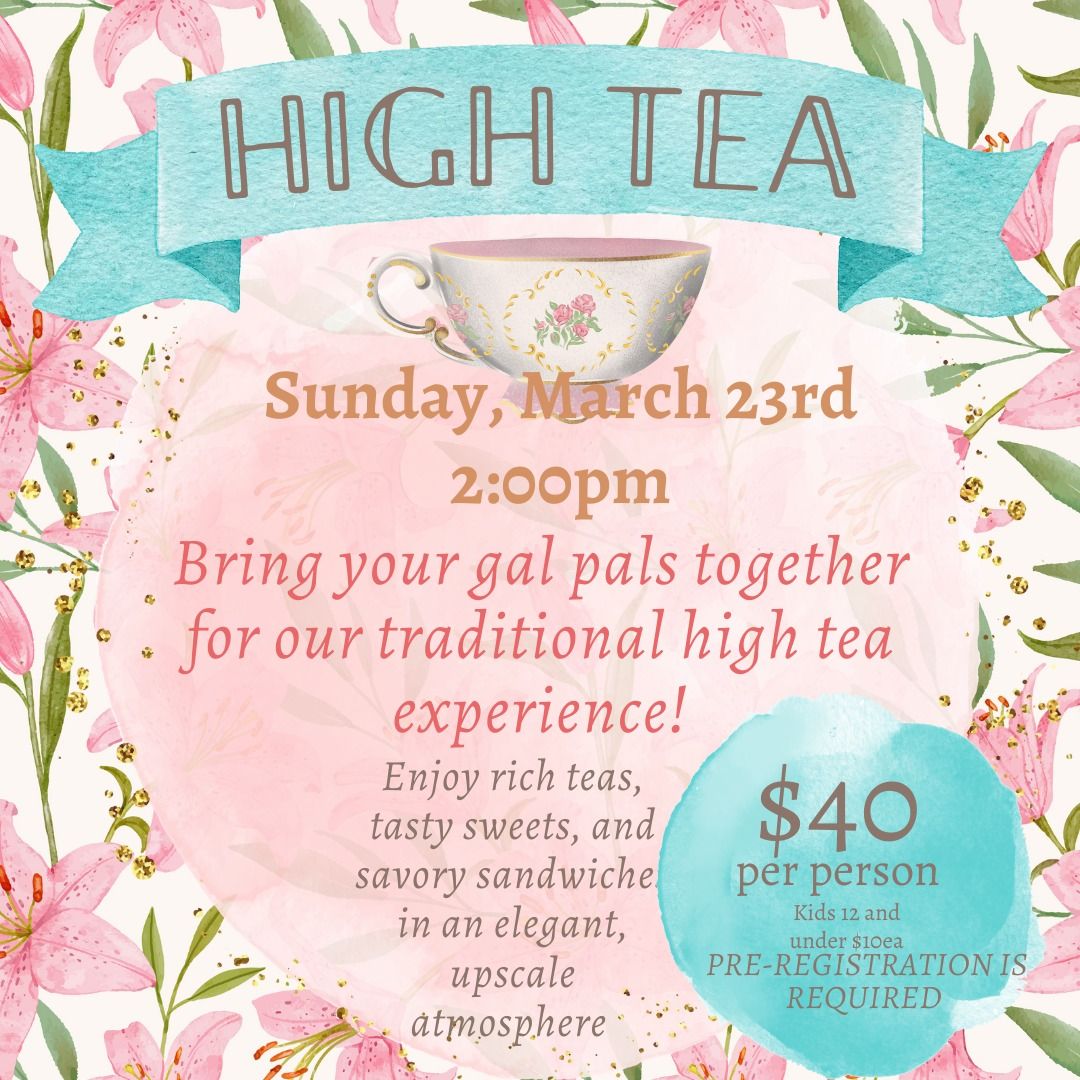 Spring High Tea 