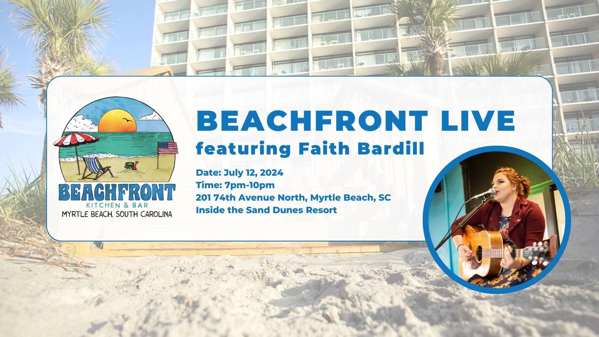 Beachfront Live w\/ Faith Bardill