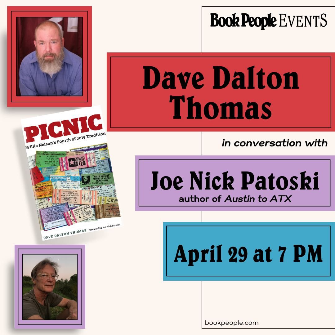 "Picnic" book signing and discussion with Joe Nick Patoski at BookPeople