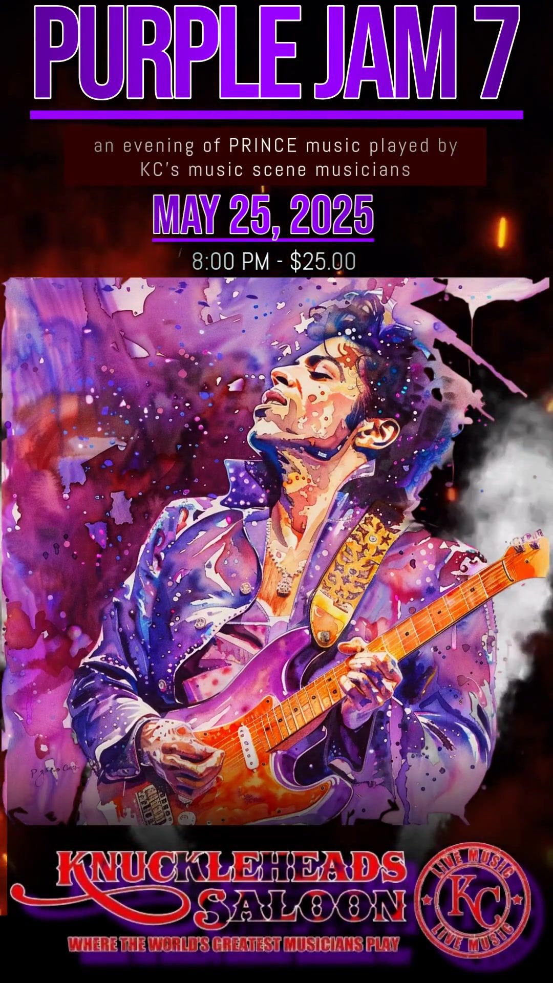 Purple Jam 7 - Prince & The Revolution Live Album\/DVD Concert recreation (musically speaking)