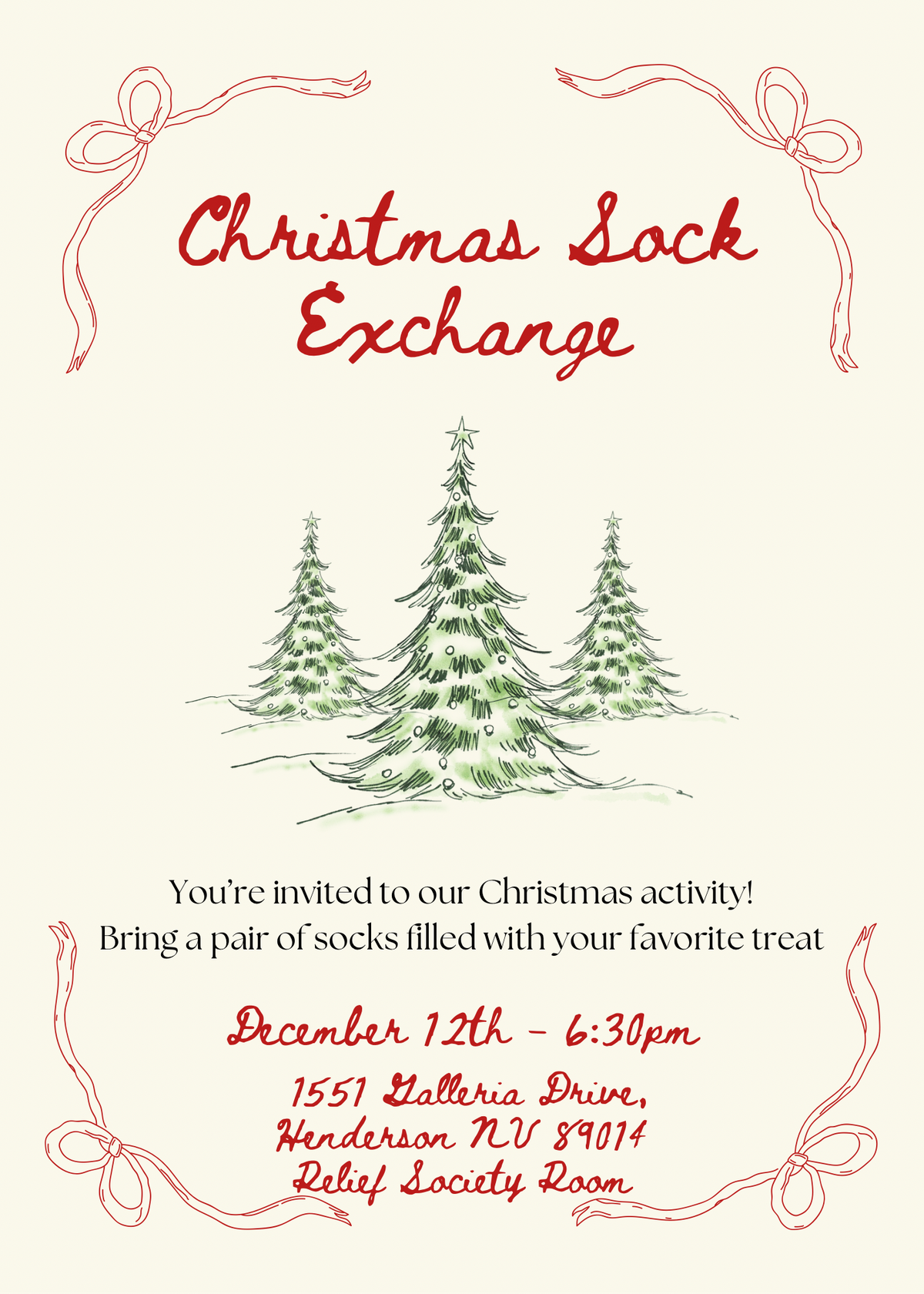 Christmas Sock Exchange for Women 18+