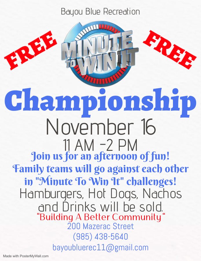 Minute To Win It Championship