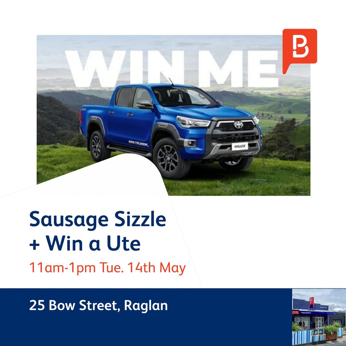 FREE Sausage Sizzle and Toyota Hilux Giveaway!