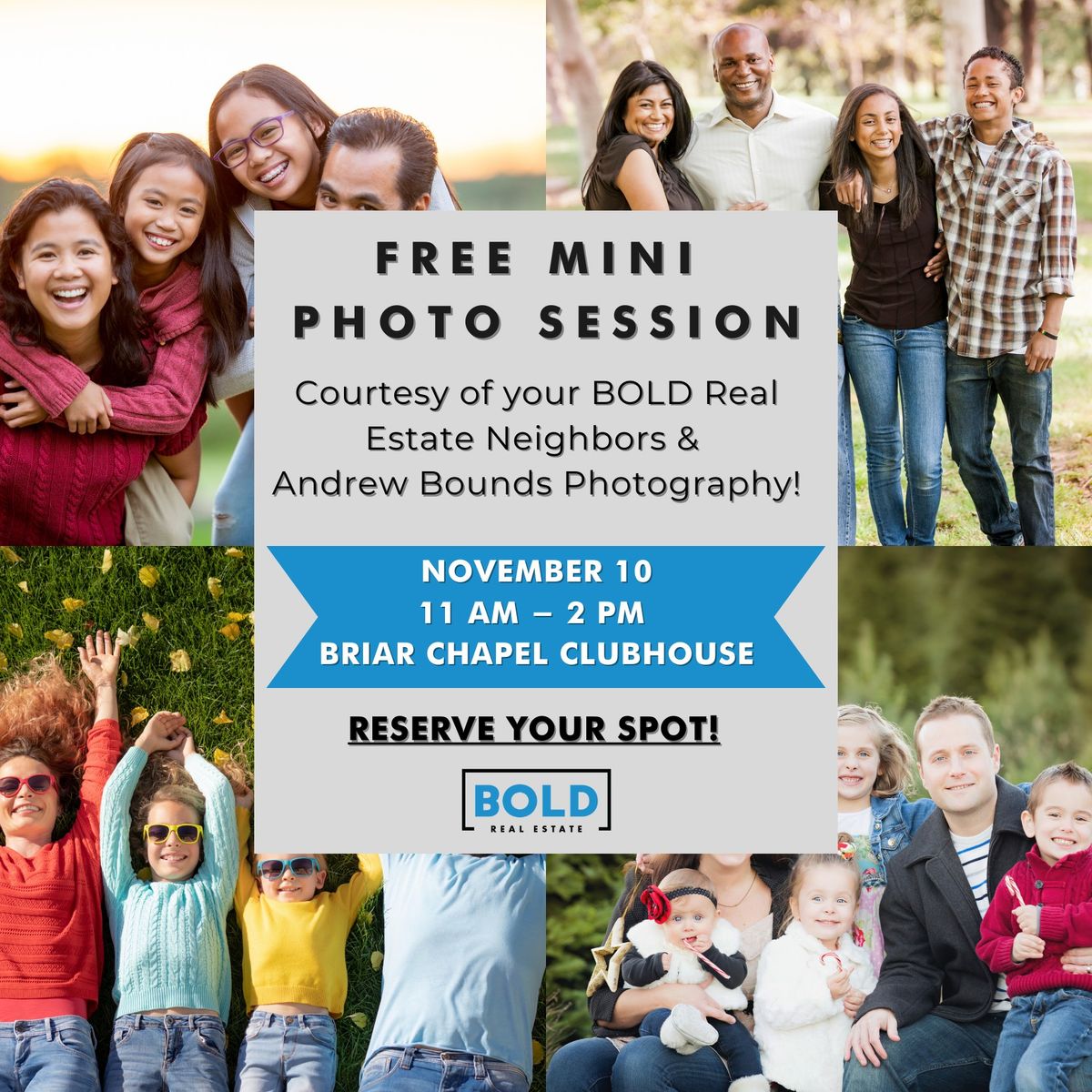 BOLD Real Estate Mini Photo Sessions!