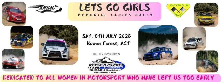 LETS GO GIRLS - Memorial Ladies Rally