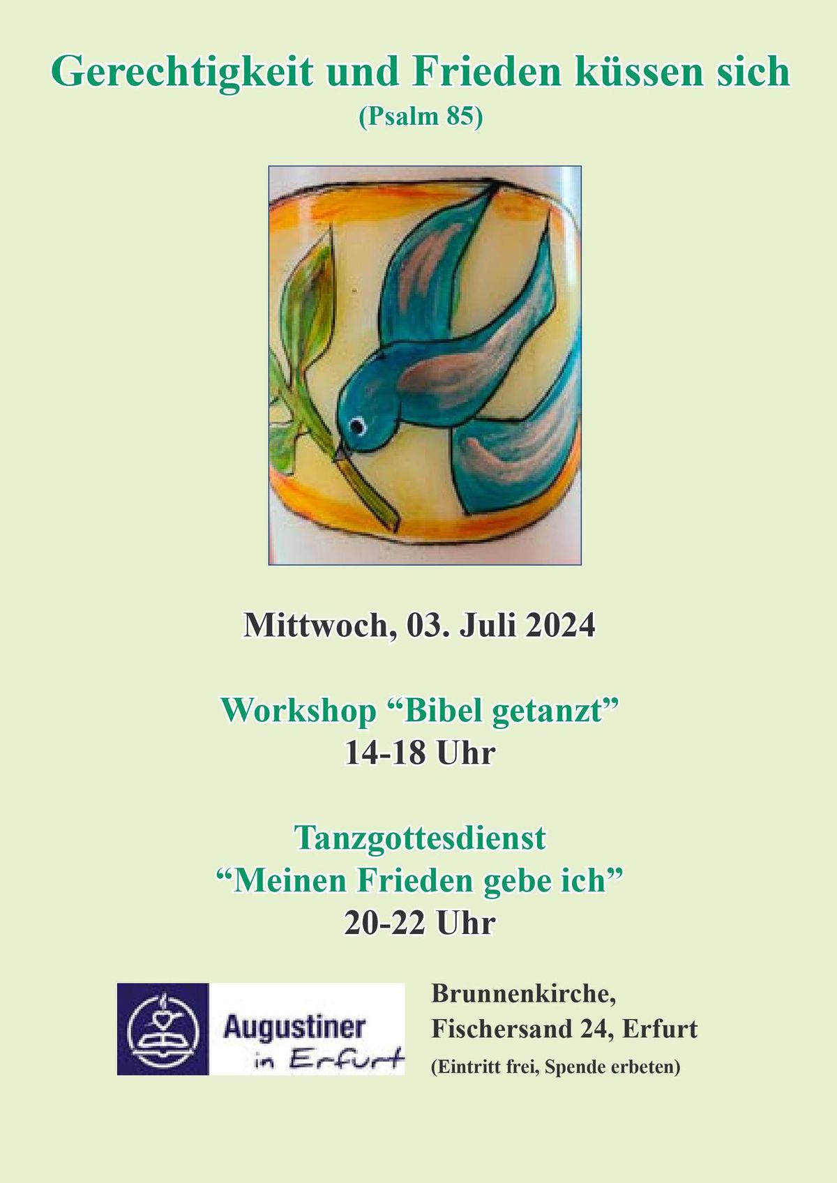 Tanz-Workshop: \u201eBibel getanzt\u201c