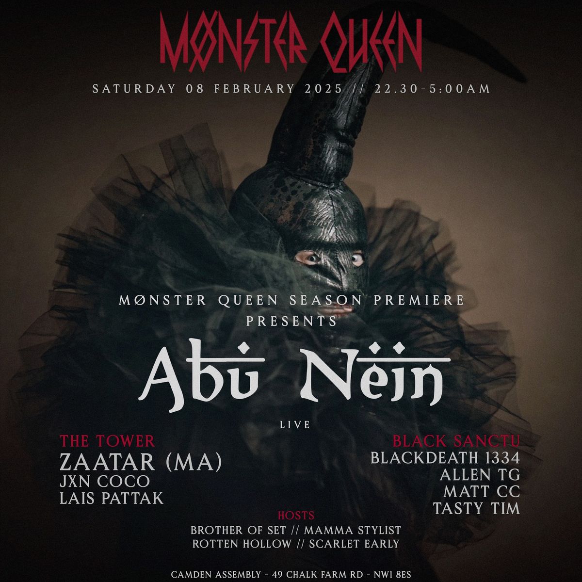 M\u00d8NSTER QUEEN PRESENTS: ABU NEIN (SE) & ZAATAR (MA)