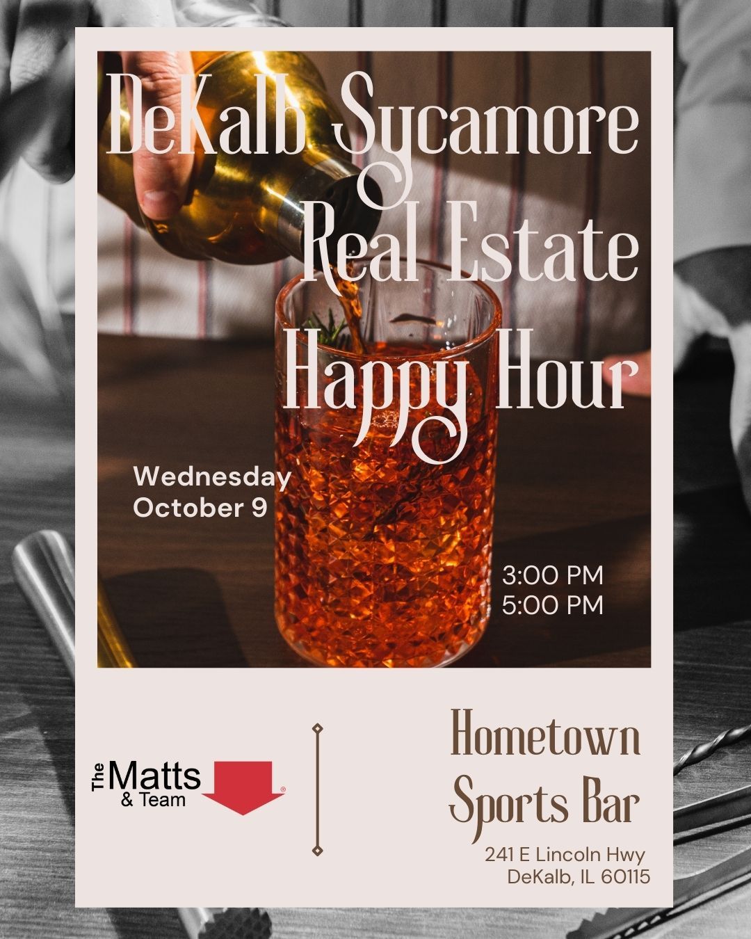 DeKalb Sycamore Real Estate Happy Hour