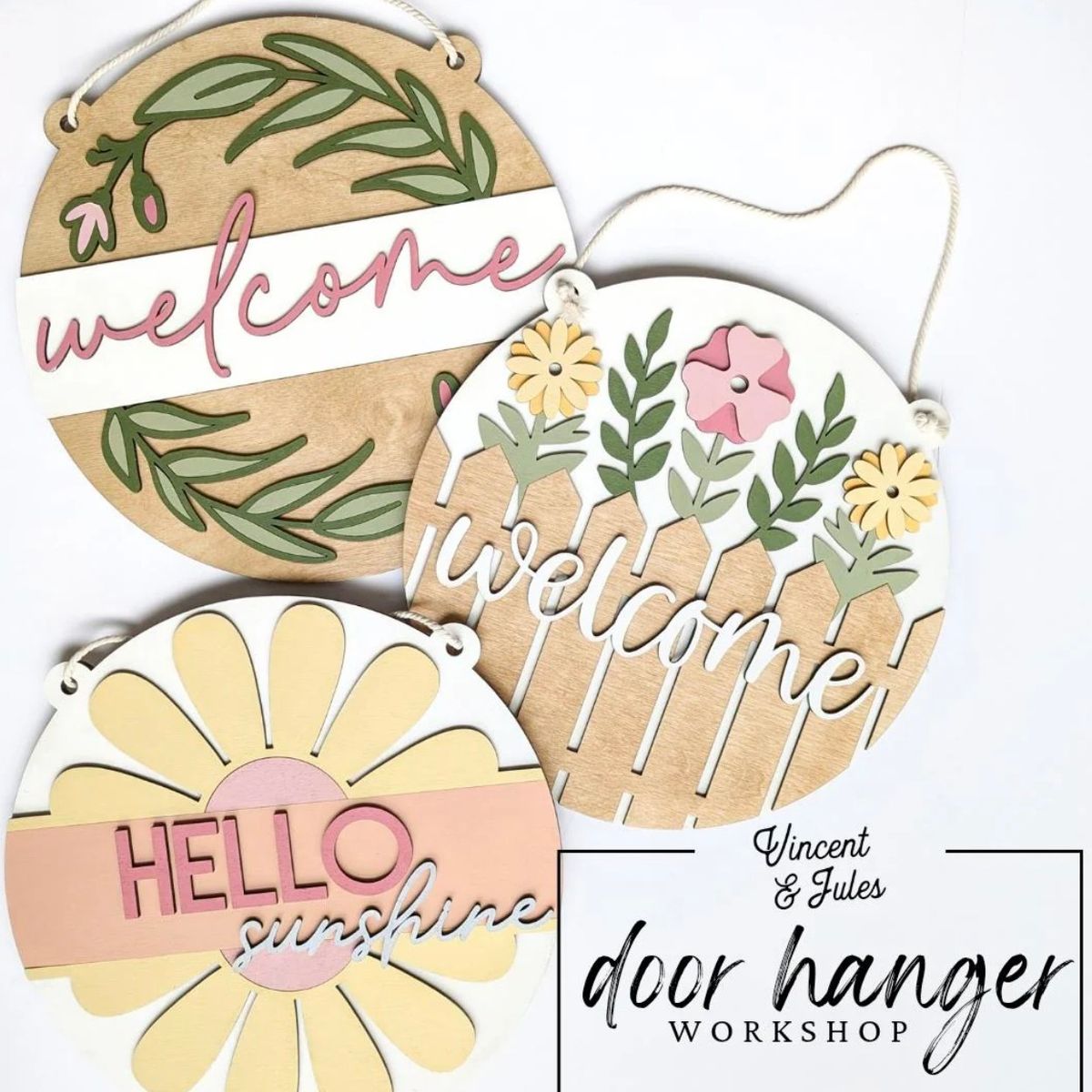 Vincent & Jules | Floral Door Hanger Workshop (Saturday, Mar., 15th @ 2 PM)