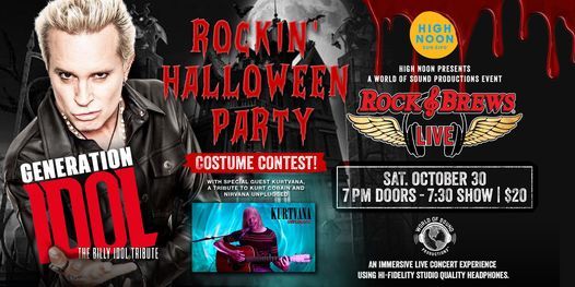 Rock & Brews Live - GENERATION IDOL: Billy Idol Tribute Band