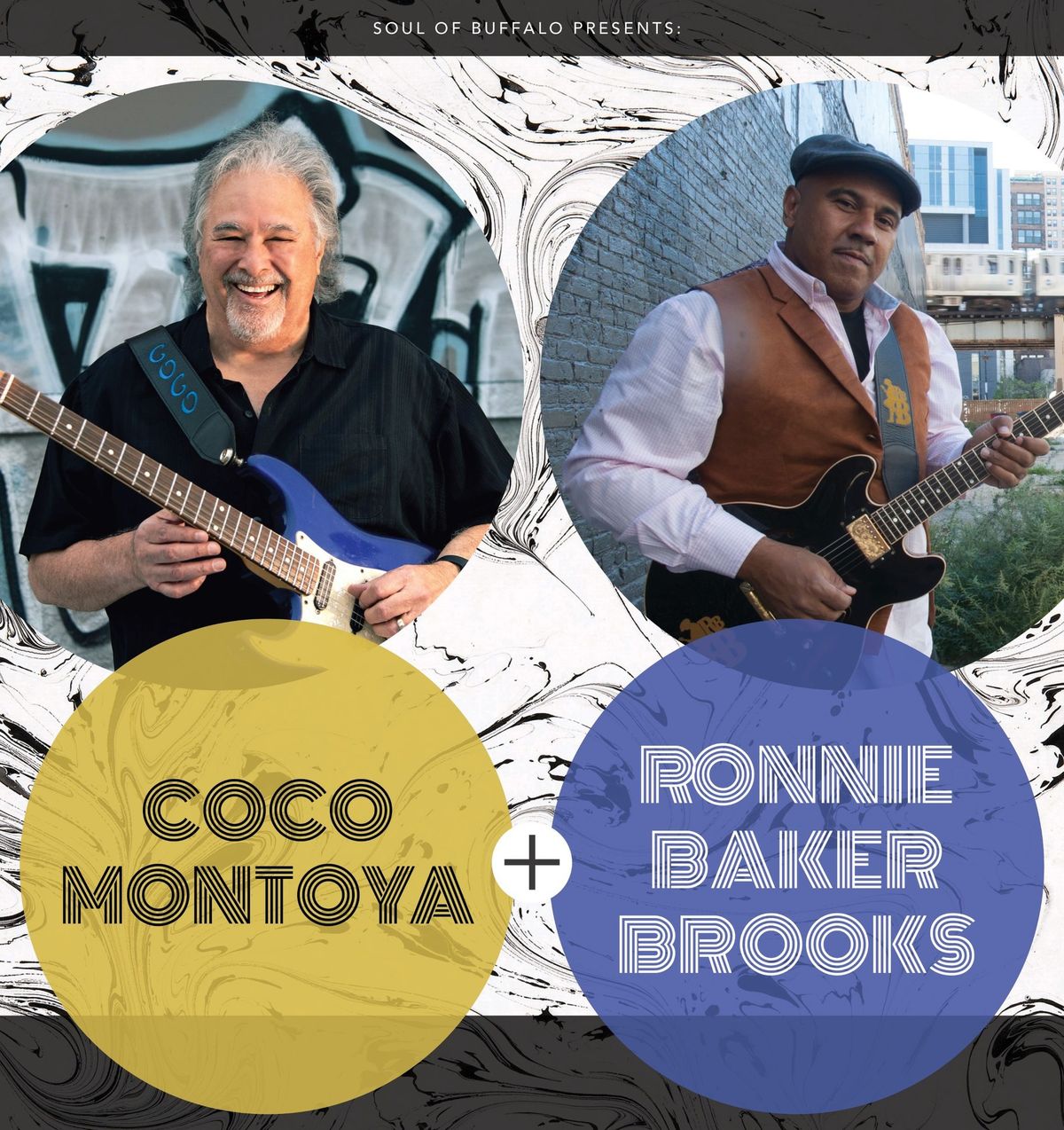 COCO MONTOYA & RONNIE BAKER BROOKS live in Asbury Hall, Buffalo, NY