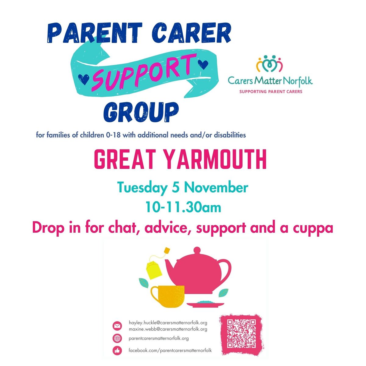 PARENT CARER SUPPORT GROUP - Great Yarmouth