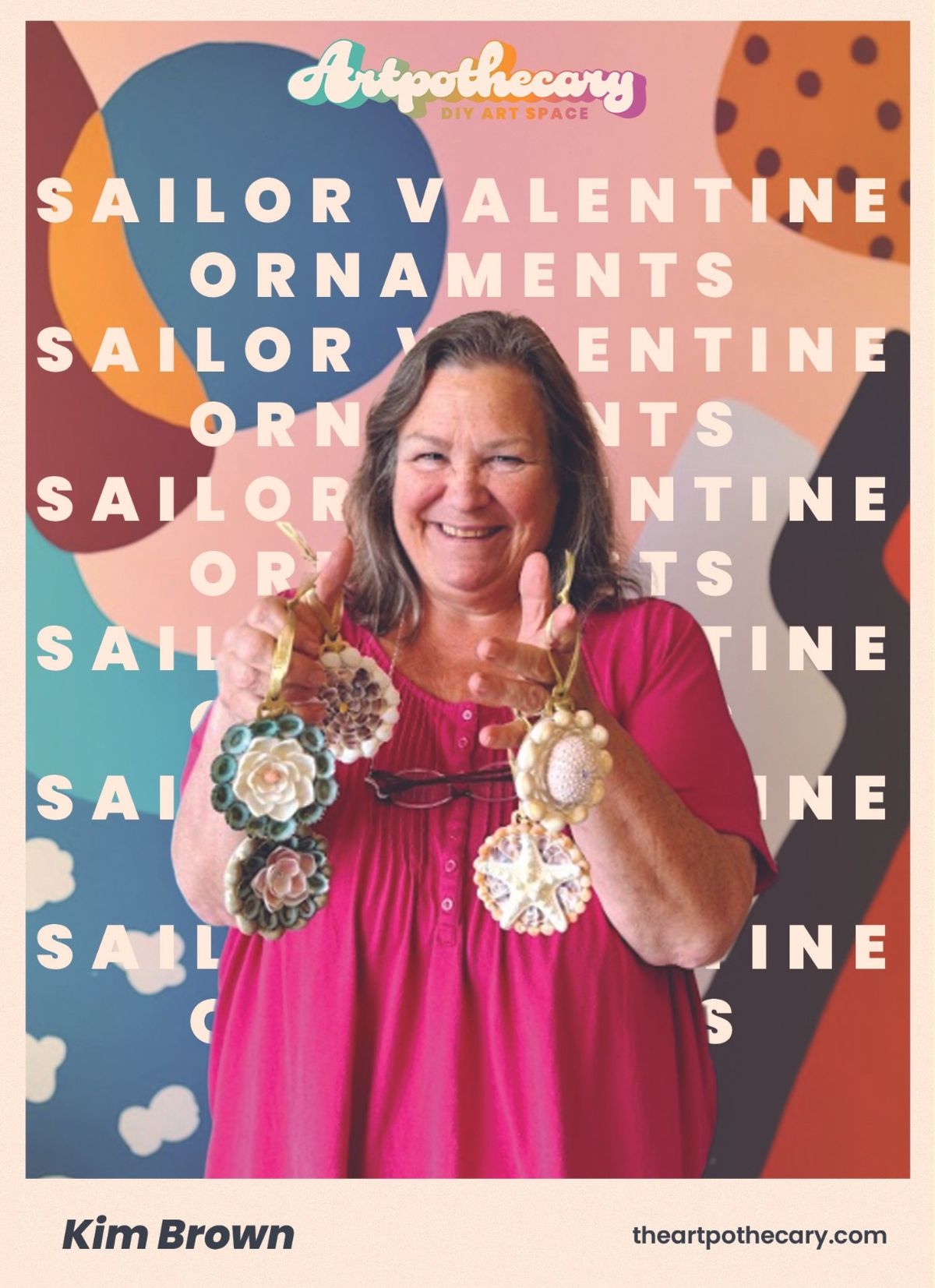 Mini Sailor\u2019s Valentine Ornament Workshop with Kim Brown