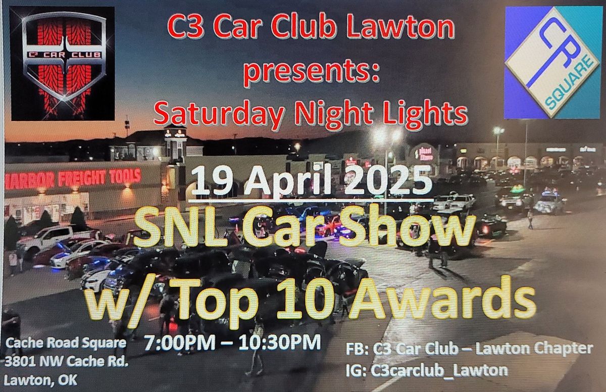 C3 Presents Saturday Night Lights Car Show with Top 10 Awards