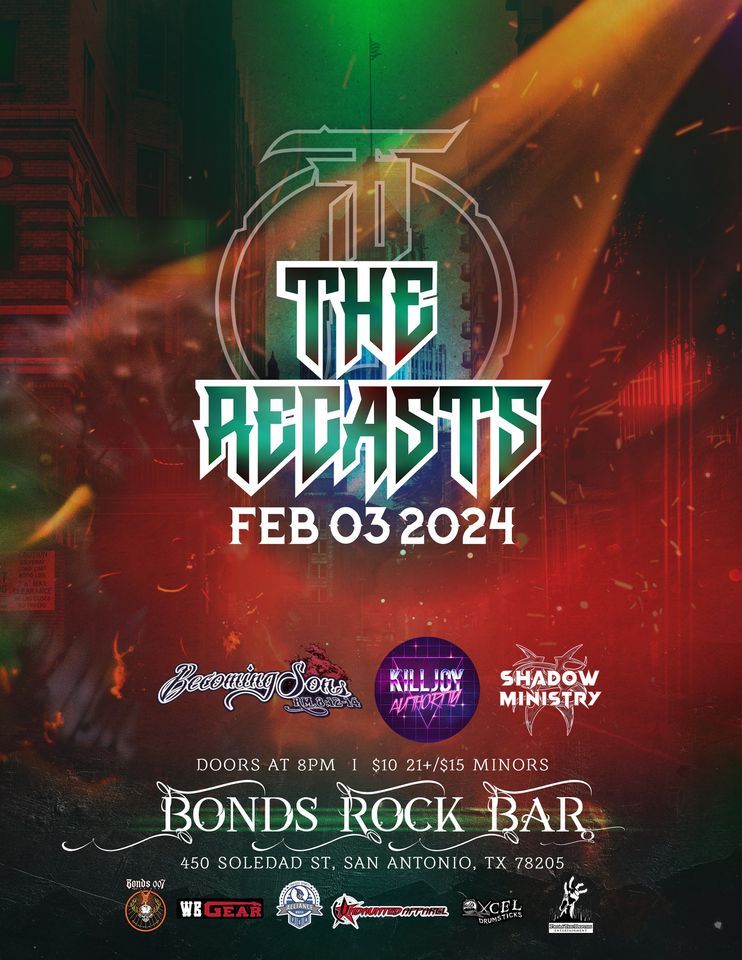 The Recasts, Shadow Ministry, BecomingSons and Killjoy Authority Live at Bonds Rock Bar!