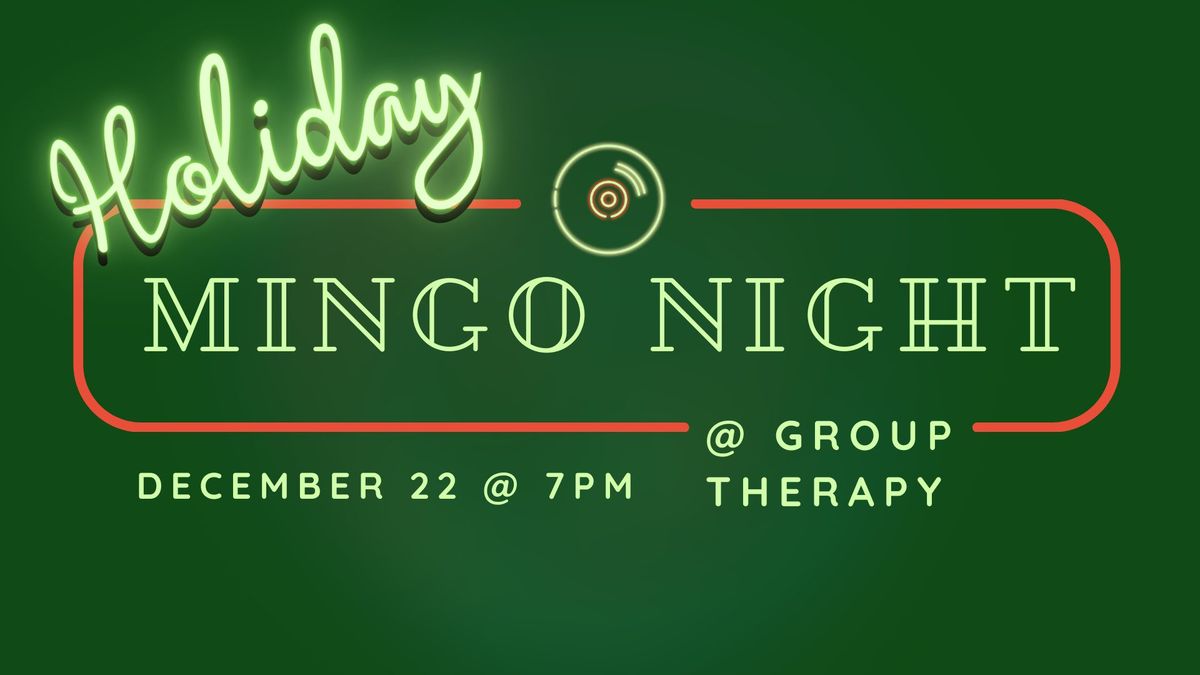 Ugly Sweater Holiday Mingo at Group Therapy