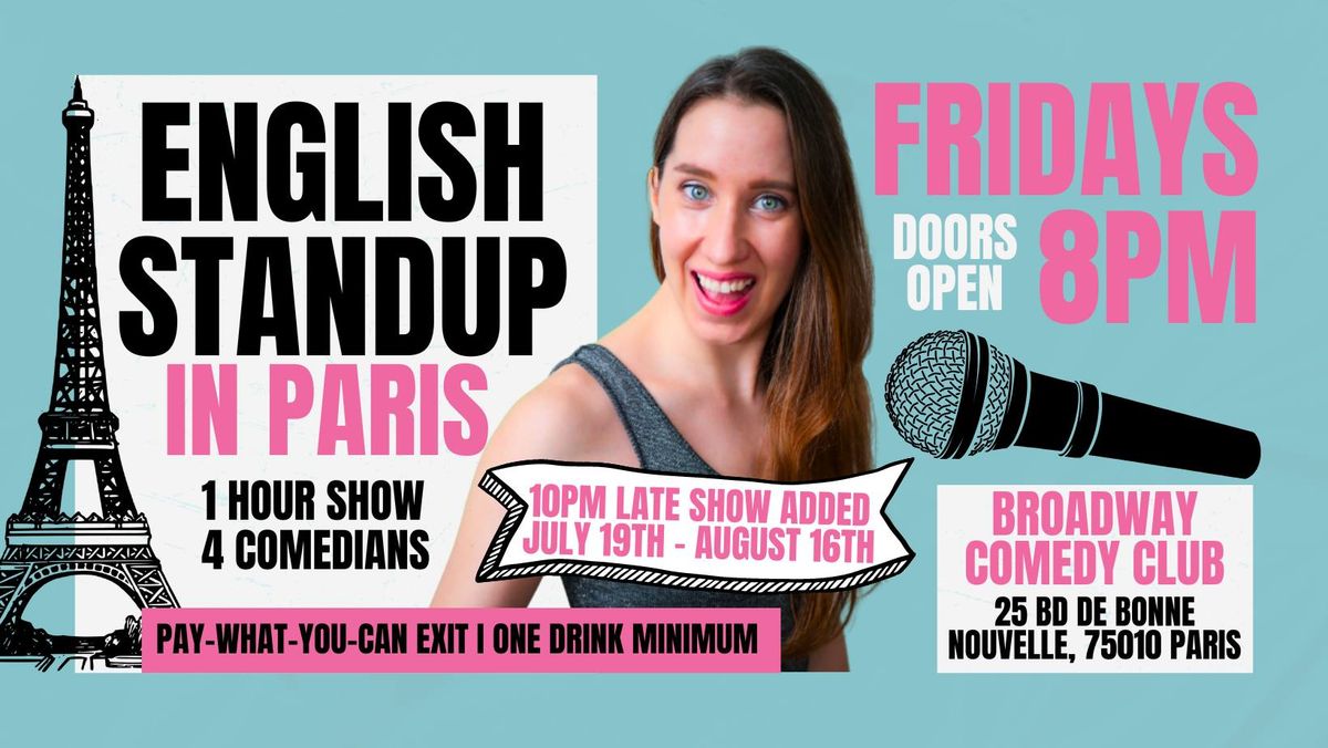 English Stand-Up Show 19\/07 -Coucou Comedy