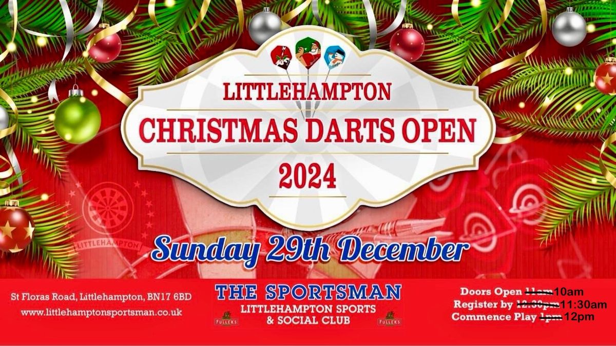 Littlehampton Christmas Darts Open 2024