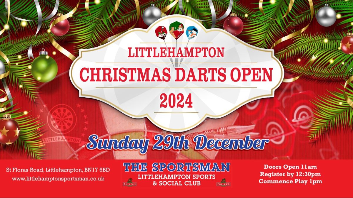 Littlehampton Christmas Darts Open 2024