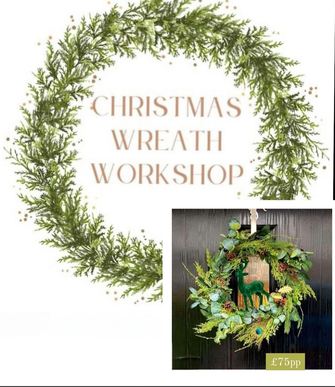 Christmas wreath workshop 