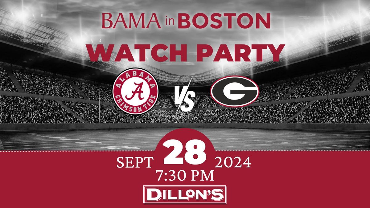 Alabama vs. Georgia Watch Party