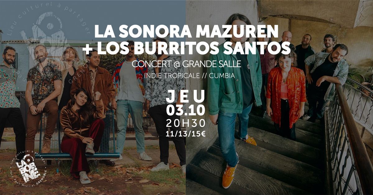 CONCERT :: LA SONORA MAZUREN + LOS BURRITOS SANTOS