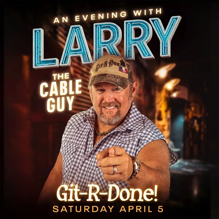 Larry The Cable Guy at Rhythm City Casino Resort
