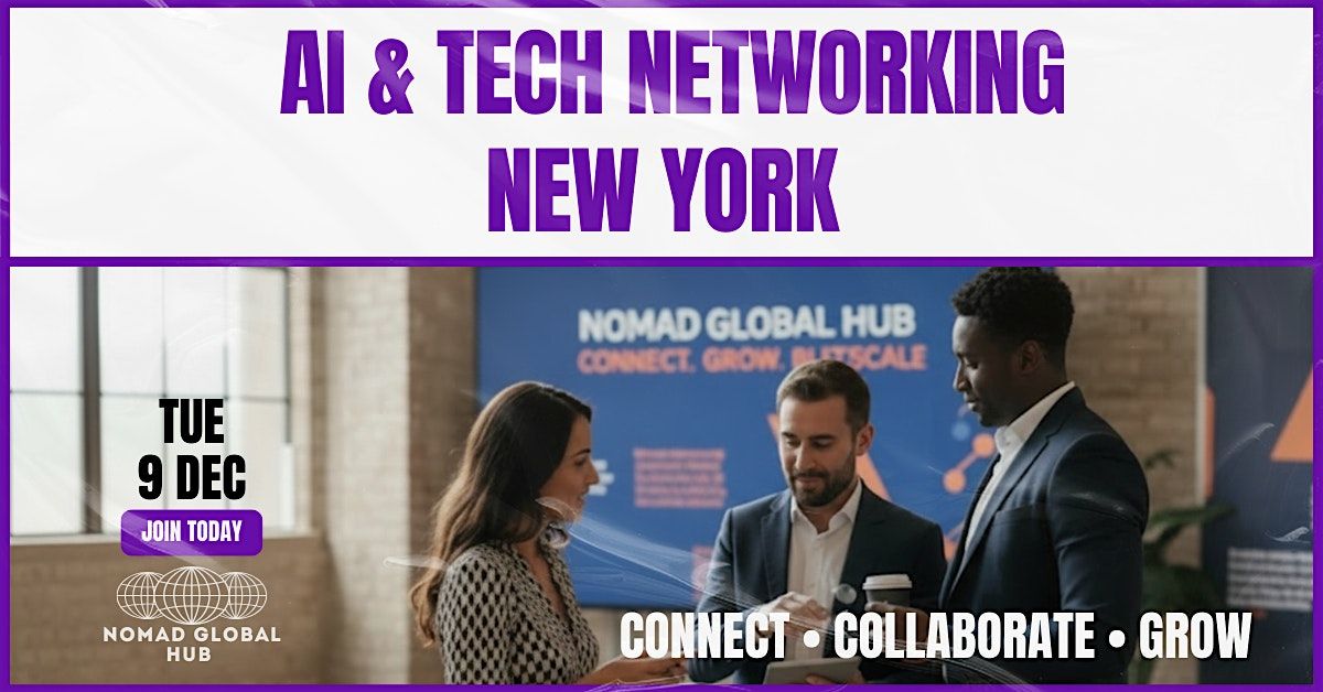 AI & Tech Networking \u2014 New York by Nomad
