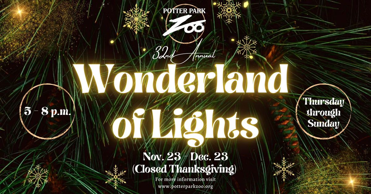 Potter Park Zoo's Wonderland of Lights