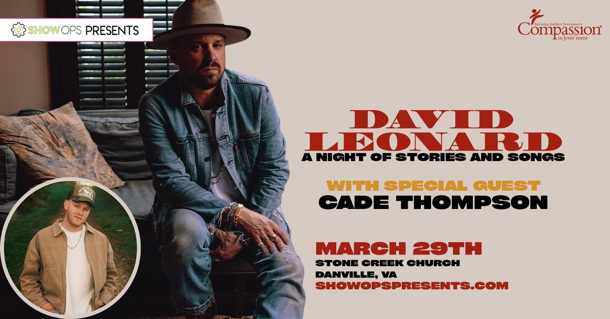 David Leonard with Cade Thompson: A Night of Stories and Songs | Danville, VA