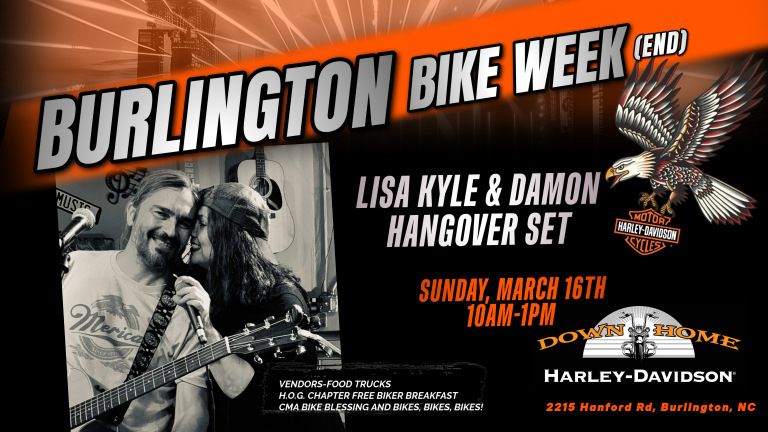 LISA KYLE & DAMON HANGOVER SET AT BURLINGTON BIKE WEEK(END)