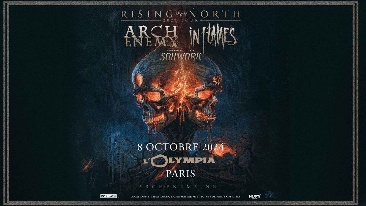 ARCH ENEMY & IN FLAMES | L'Olympia, Paris - 8 octobre 2024