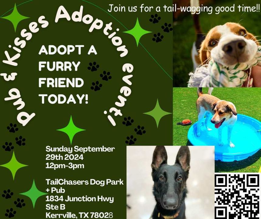 Hill Country SPCA Pub & Kisses Adoption Event 