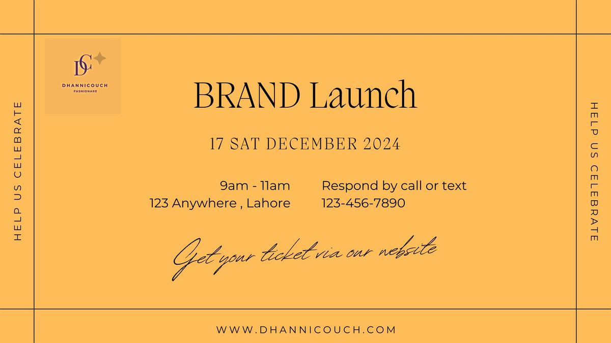 Launching Dhanni Couch Brand